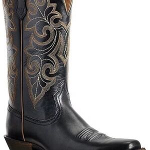 Ariat Women's Round Up Square Toe Leather Mid Calf Western Boots